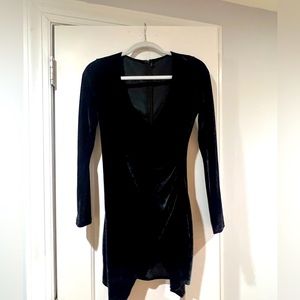 Velvet black dress